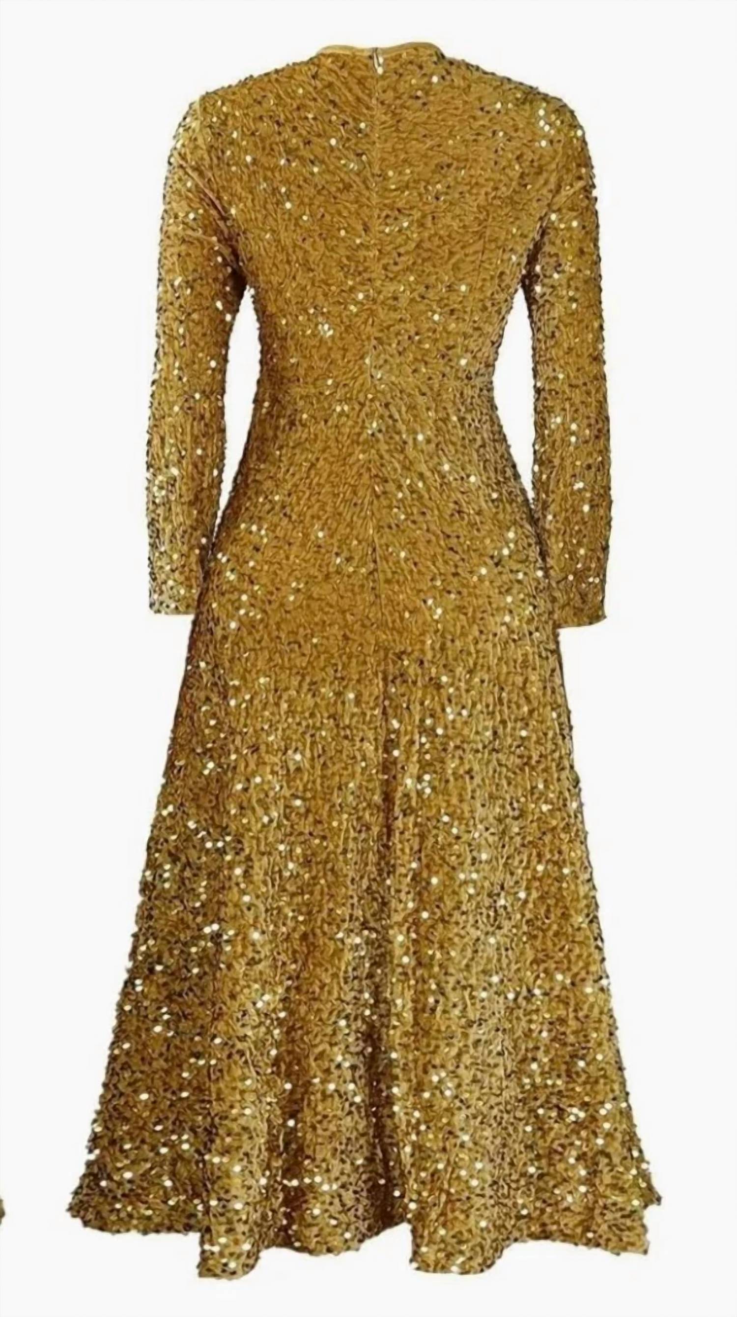 Metamorphosis Girl - Women's Sequin Midi Dress