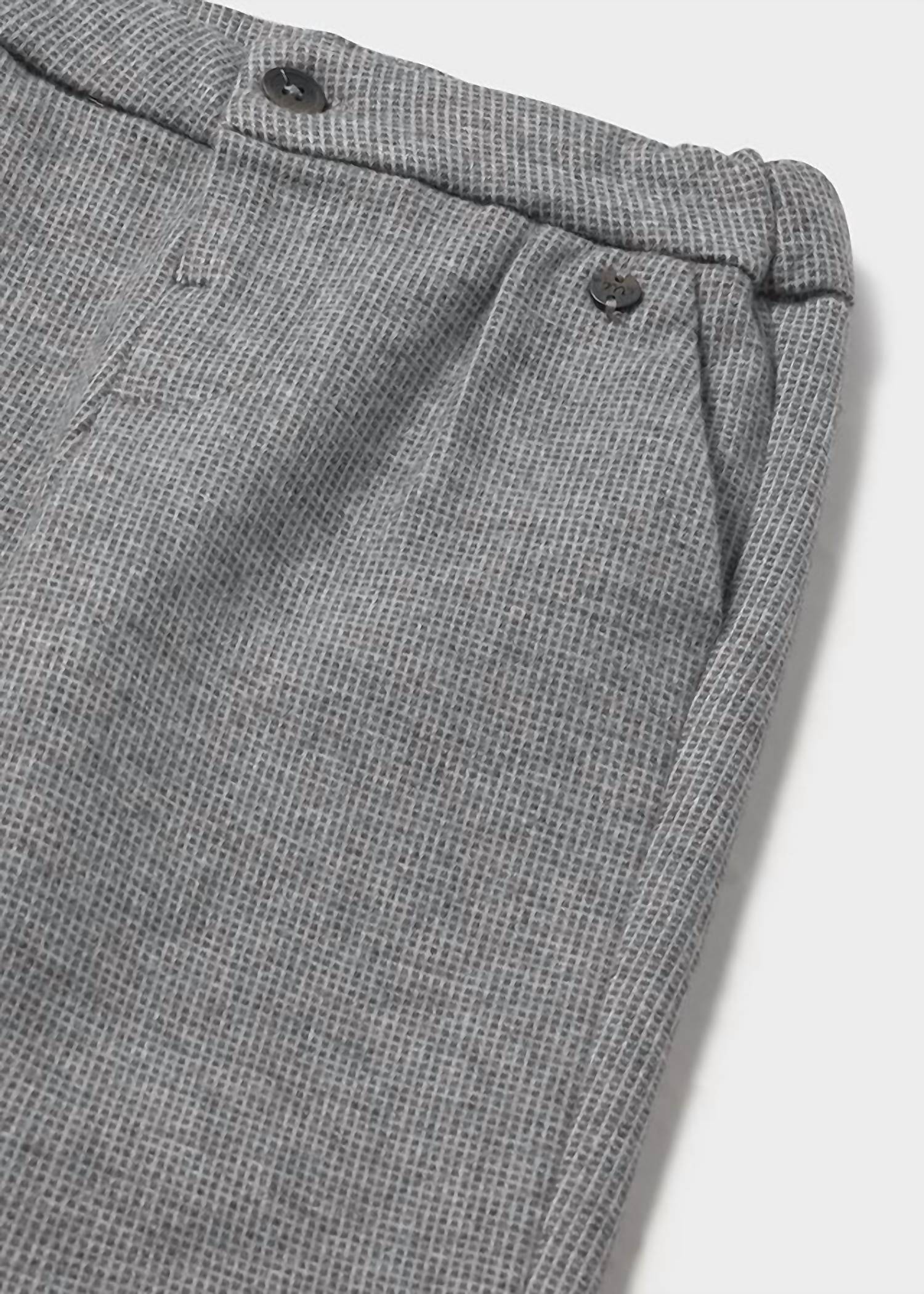 Mayoral - Boy's Textured Comfort Dress Pants