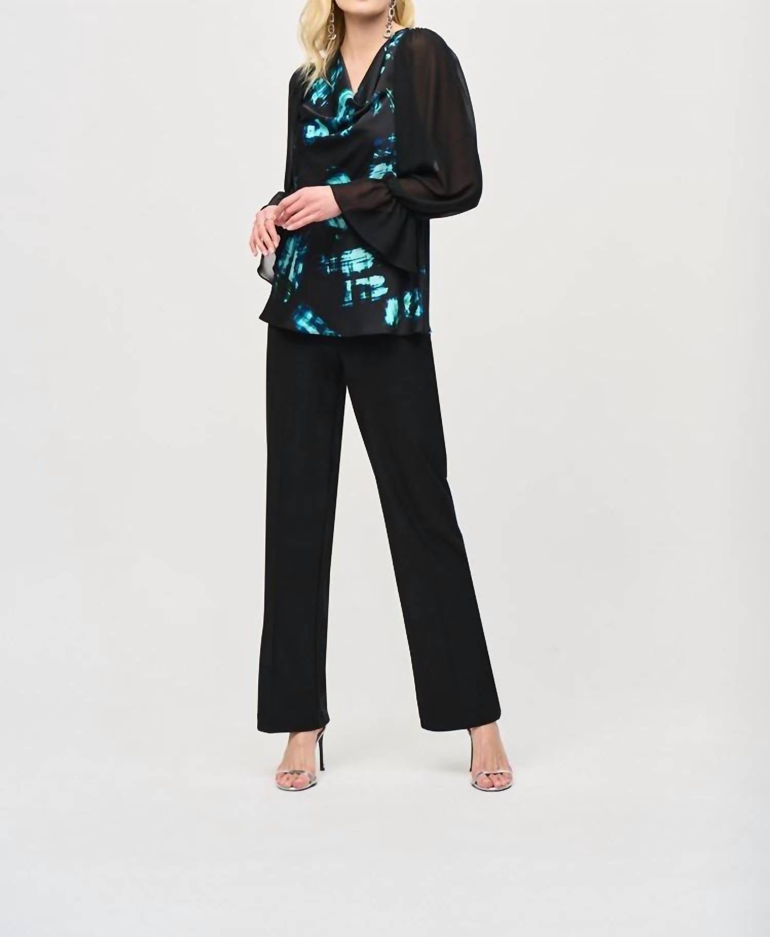 Joseph Ribkoff - Wide Leg Pull On Pants