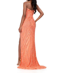 Ashleylauren - Strapless Sequin Gown