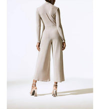 Joseph Ribkoff - Shiny Knit Wide Leg Jumpsuit