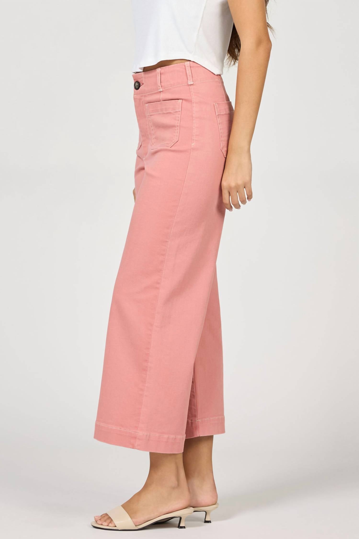 DEAR JOHN DENIM Audrey High Rise Wide Leg Jeans in terracotta - women's jeans - alternate view