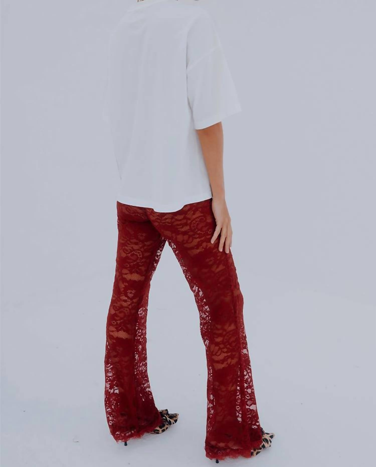 Never Fully Dressed - Lace Trouser