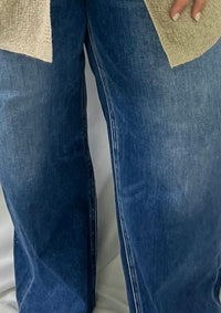 Risen - Mid Rise Crop Straight Leg Jean