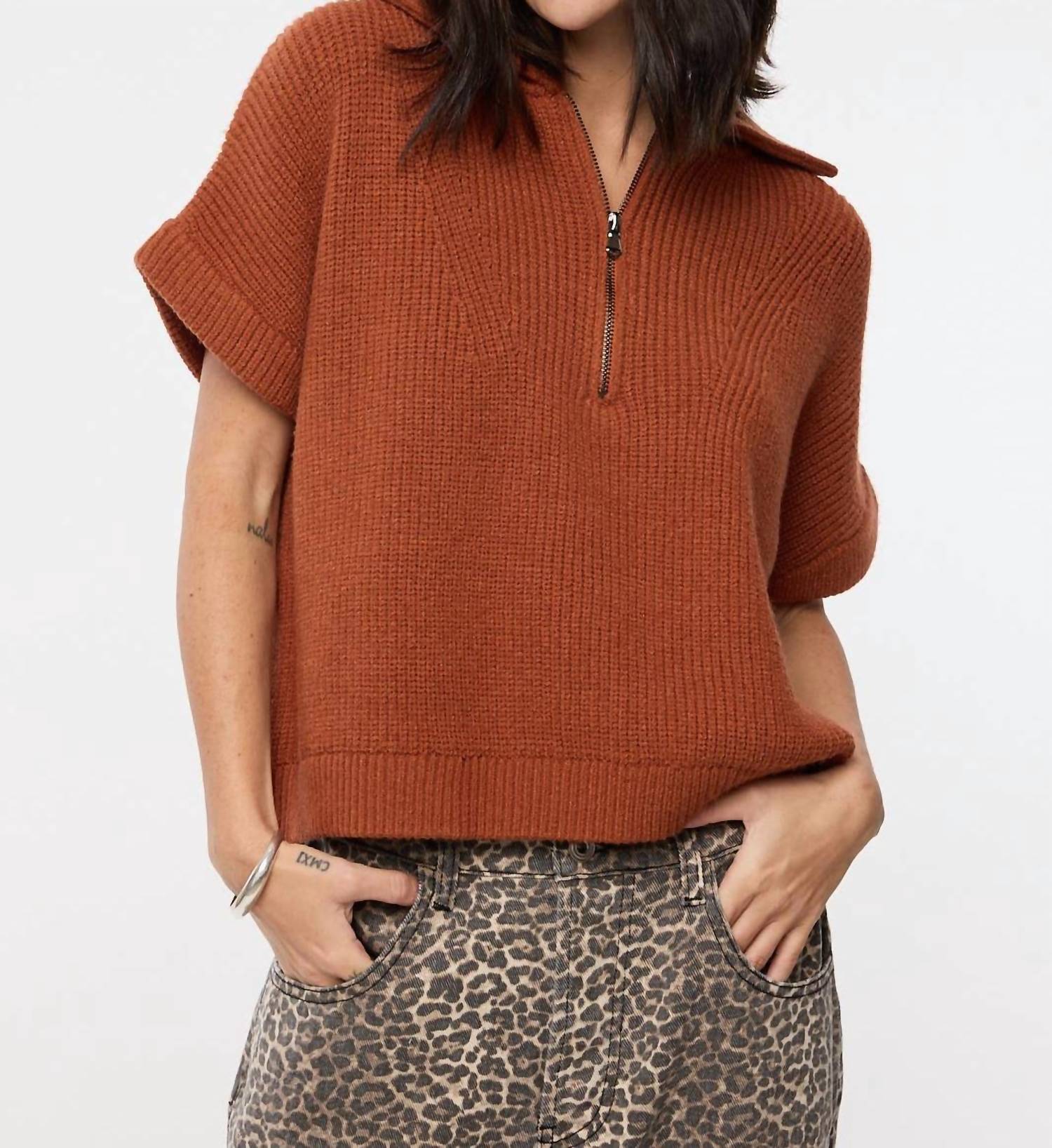 Wishlist - Half-zip Pullover Western Sweater