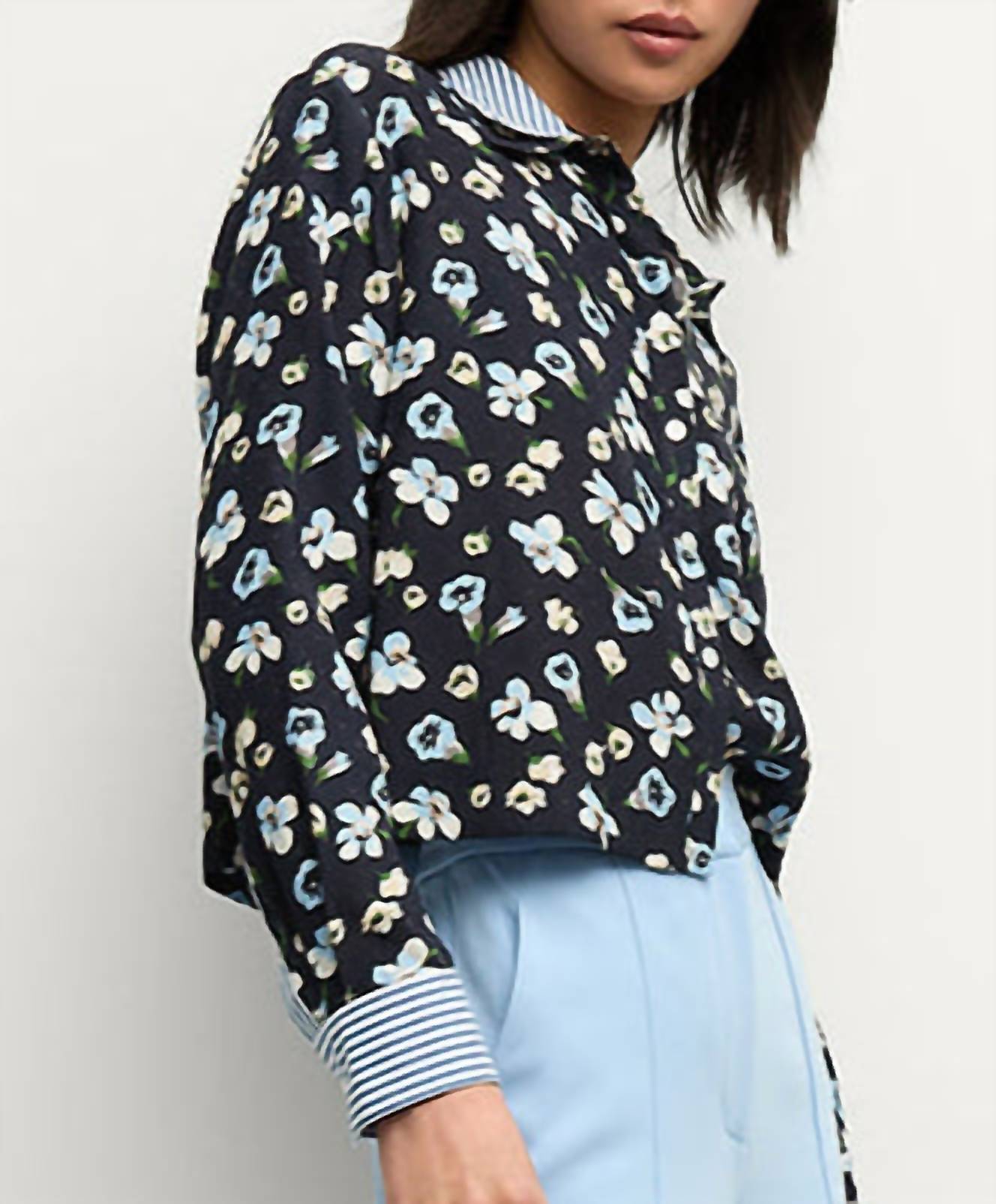 Veronica Beard - Maia Double Collar Top
