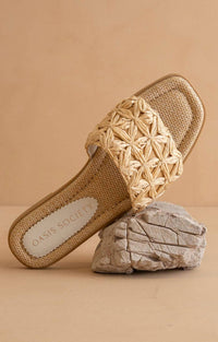 Oasis Society - Women's The Natasha Raffia Slide