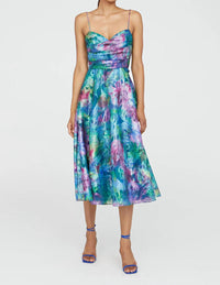 Theia - Allegra Draped Cocktail Dress