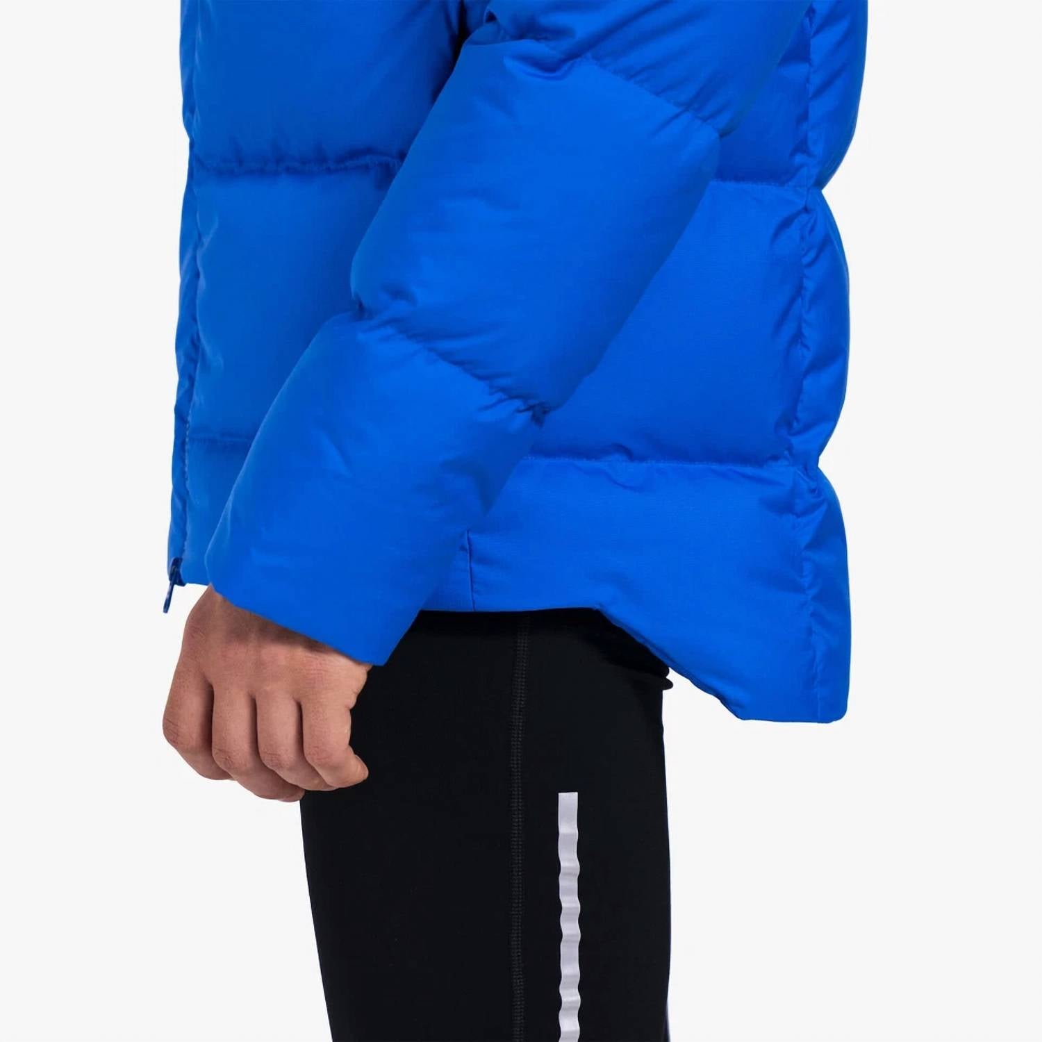 swix Focus Down Puffer Hooded Zip Jacket in blue black - men's jacket - view 4