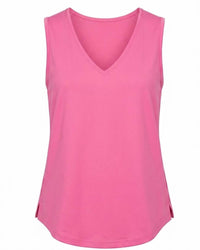 Lulu-B - Women's V-neck Upf 50+ Cooling Sleeveless Travel Tank