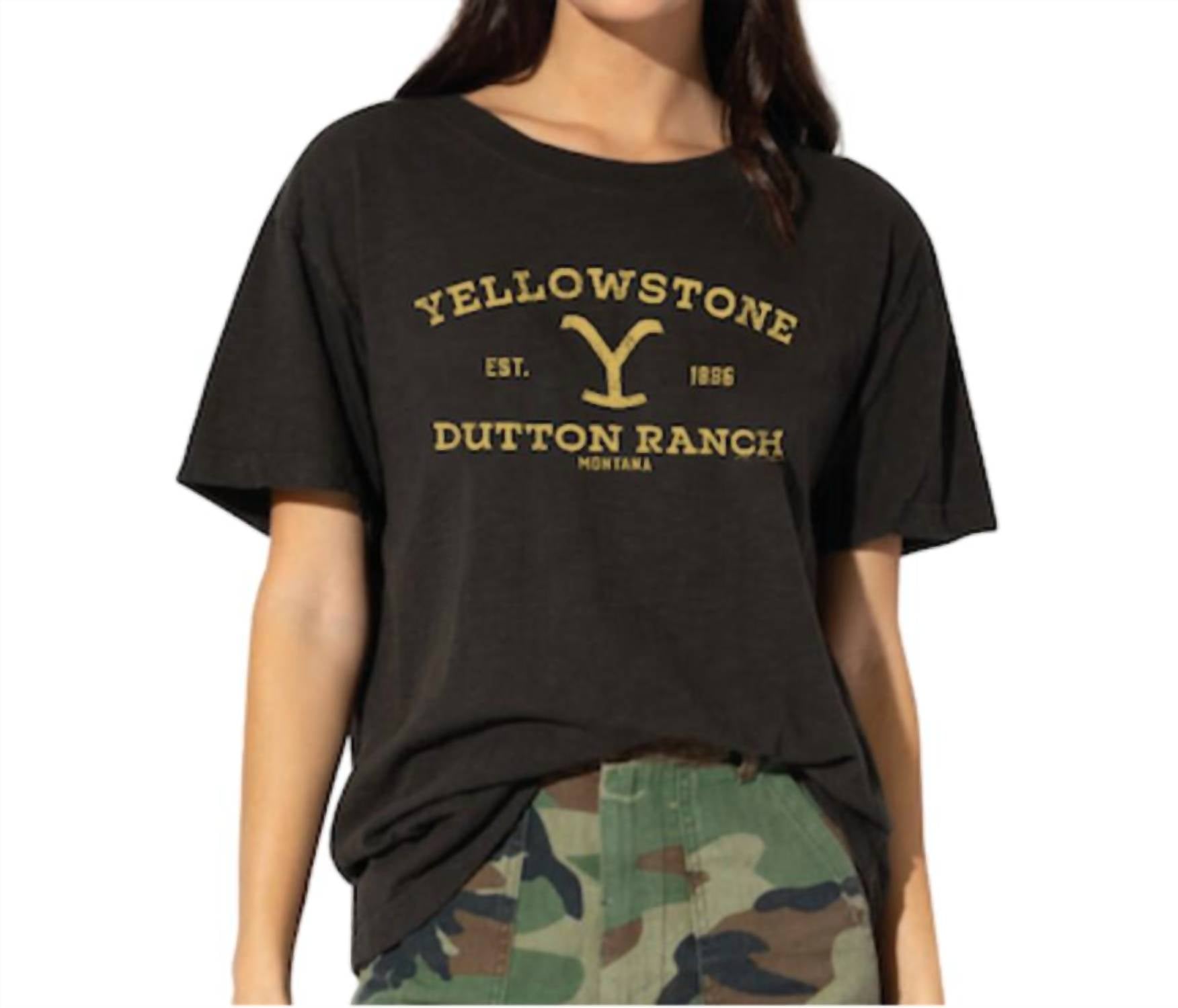 Yellowstone Dutton Ranch Boyfriend Tee