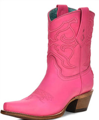 Corral Women's LD Ankle Boot in pink - women's shoe