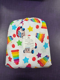 Charlies Project Vintage Toy Standard Crib Sheet in multi - item