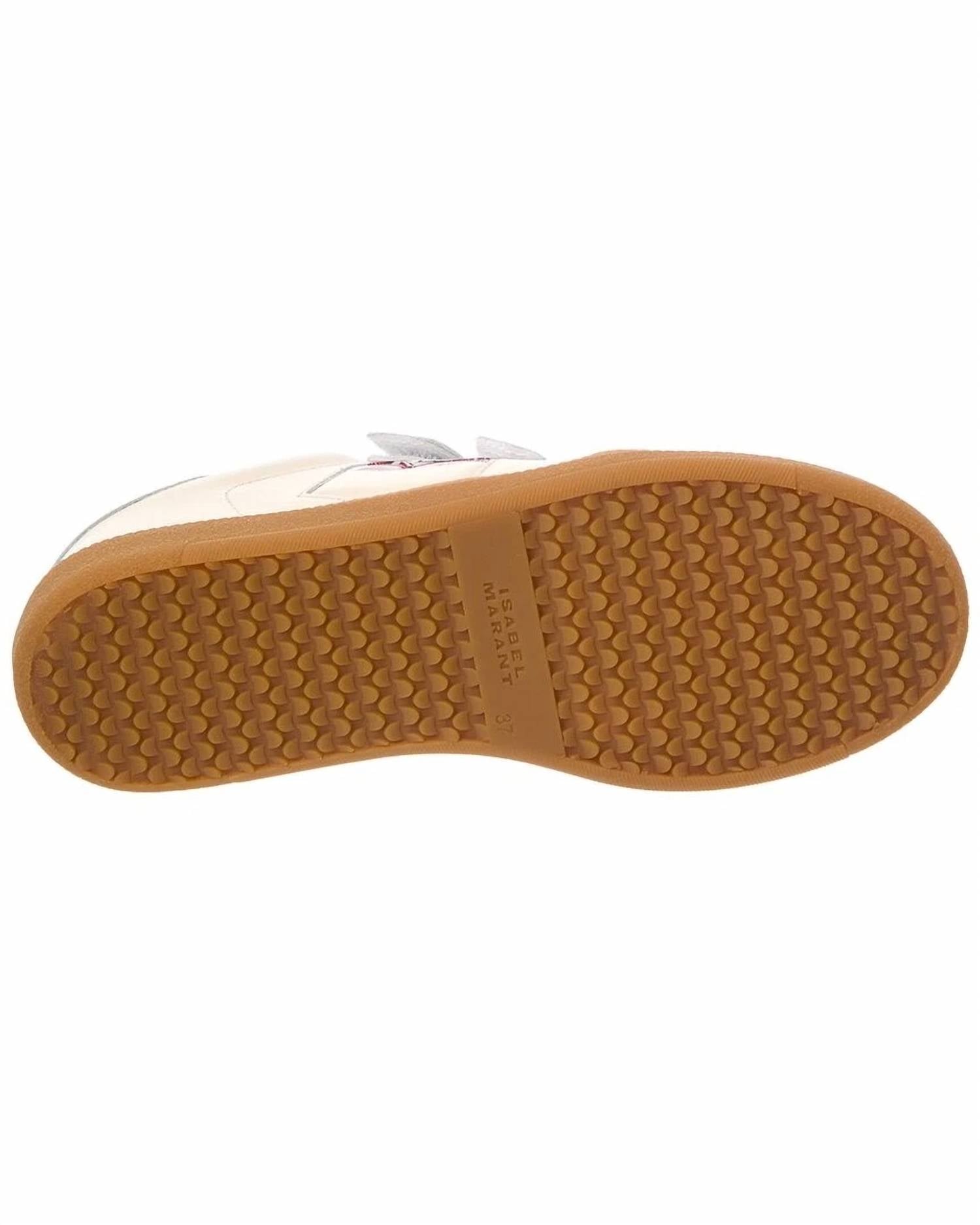 ISABEL MARANT Women's Beth Sneaker in chalk - women's sneaker - alternate view