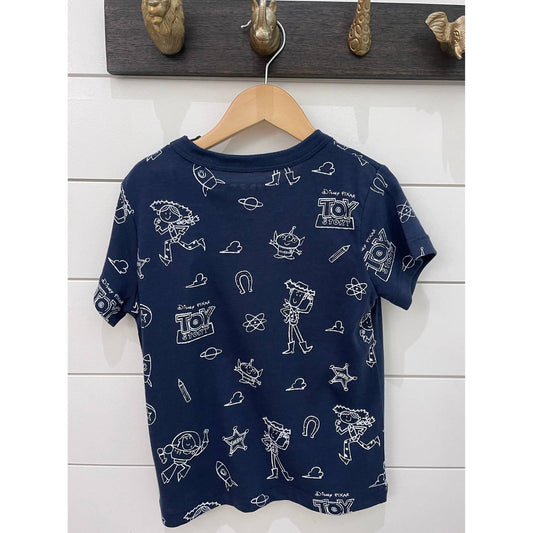 Boys Toy Story Doodle Pattern Tee