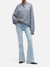 7 For All Mankind Dojo Tailorless Jeans in sparkling - women's jeans