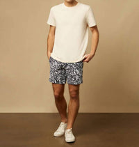 MEN ELASTIC CALDER 6" SWIM TRUNKS