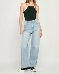 Hidden - Logan Clean Classic Stretch Dad Jeans