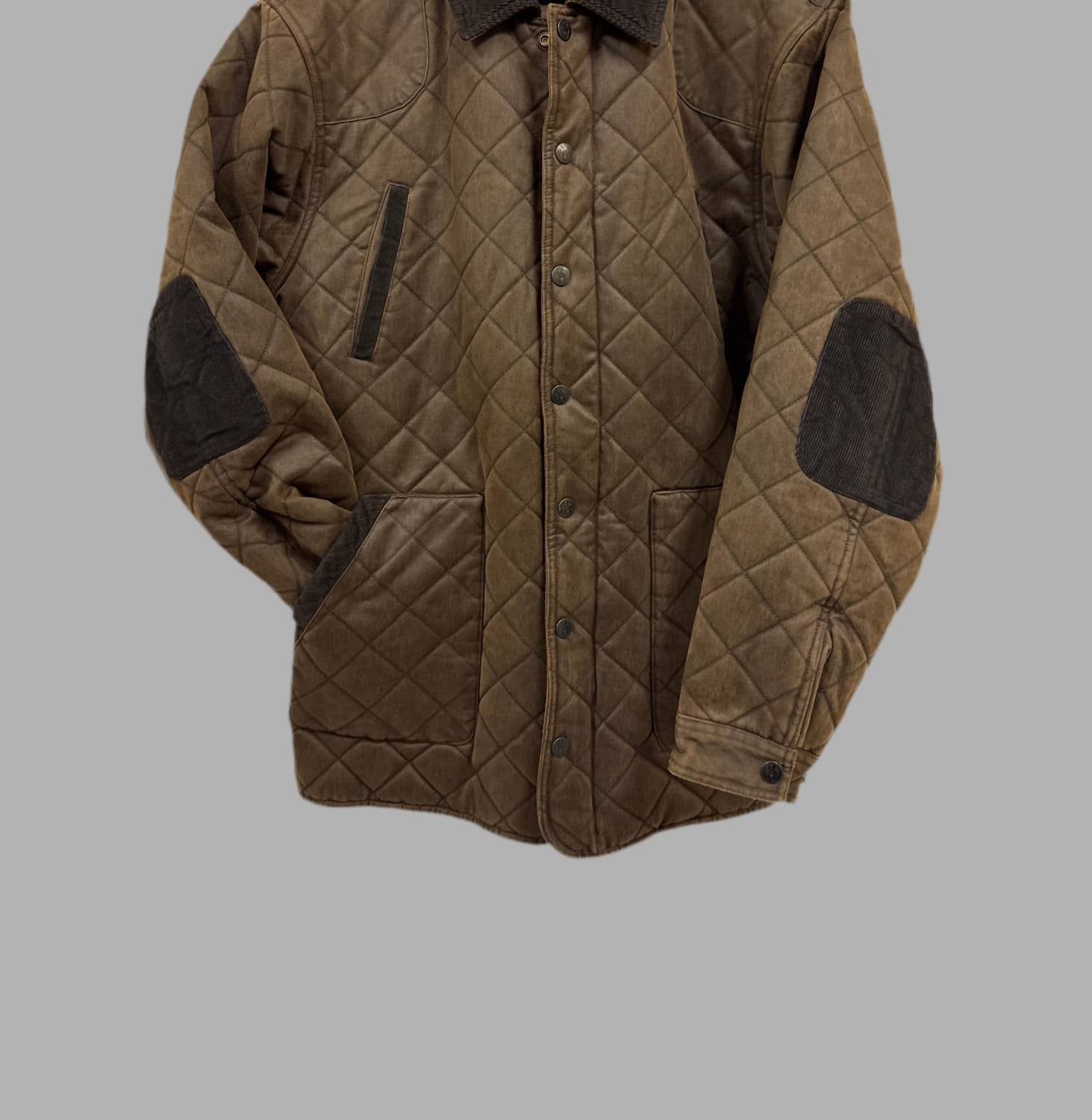 Outback Trading Co. Harlow Barn Jacket in brown - men's jacket - detail view