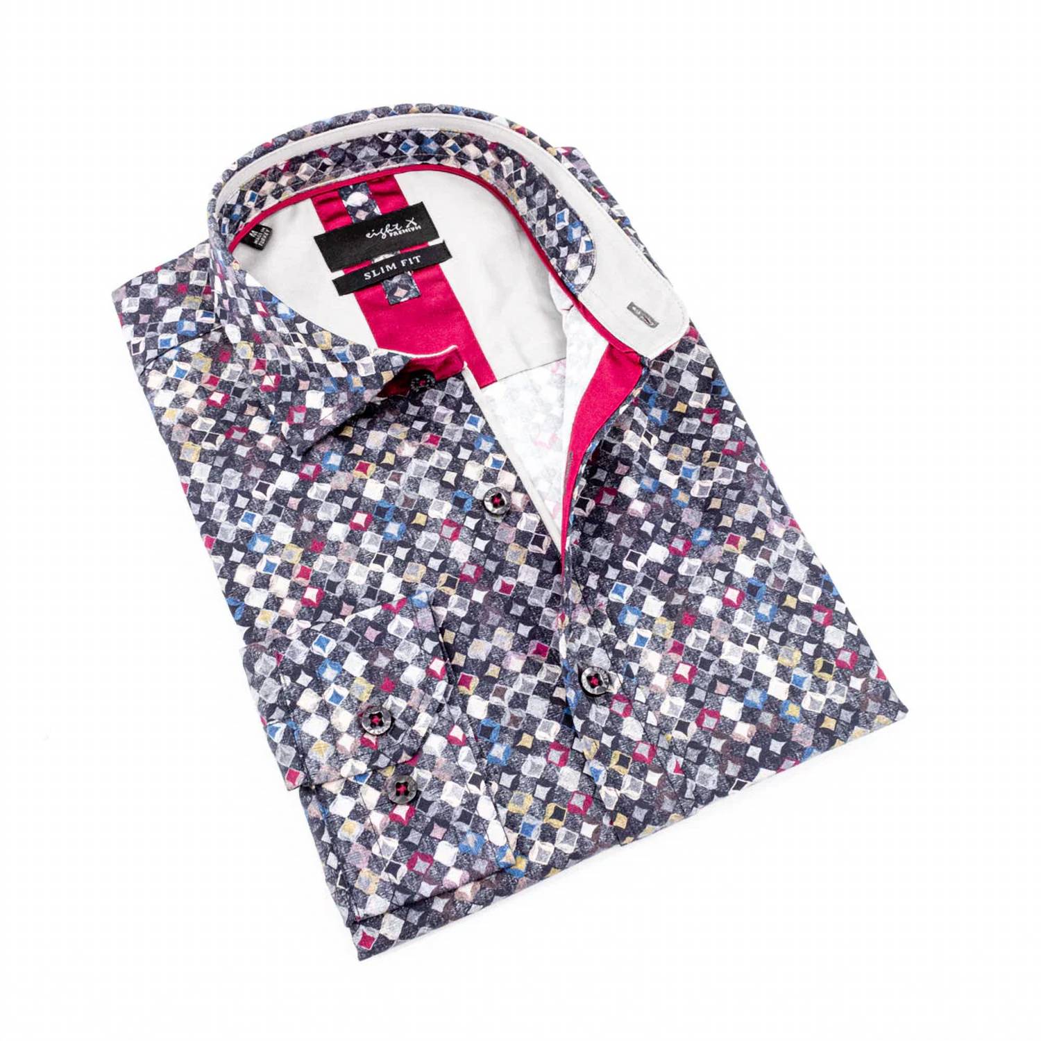 Eight X - Abstract Button Down Shirt