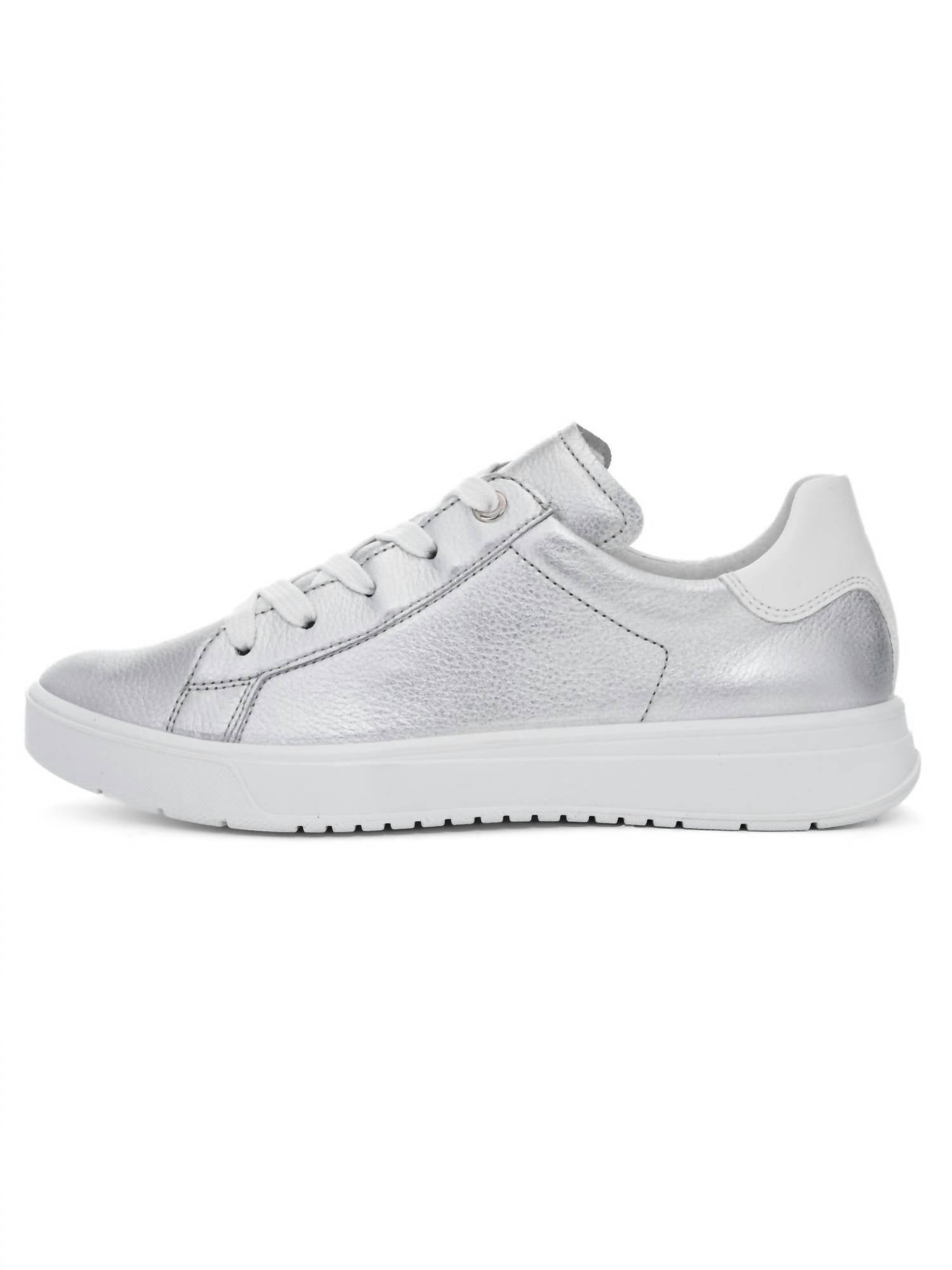 Ara Women's Lace-ups Ruby Sneaker in silver white - women's sneaker - detail view
