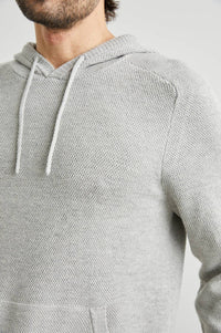 Rails Matador Hoodie in grey heather - men's shirt - alternate view