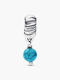 Pandora Dangle Charm in silver - women's jewelry - alternate view