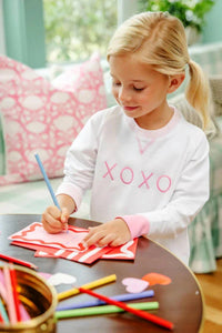 The Beaufort Bonnet Company - CASSIDY COMFY CREWNECK XOXO TOP