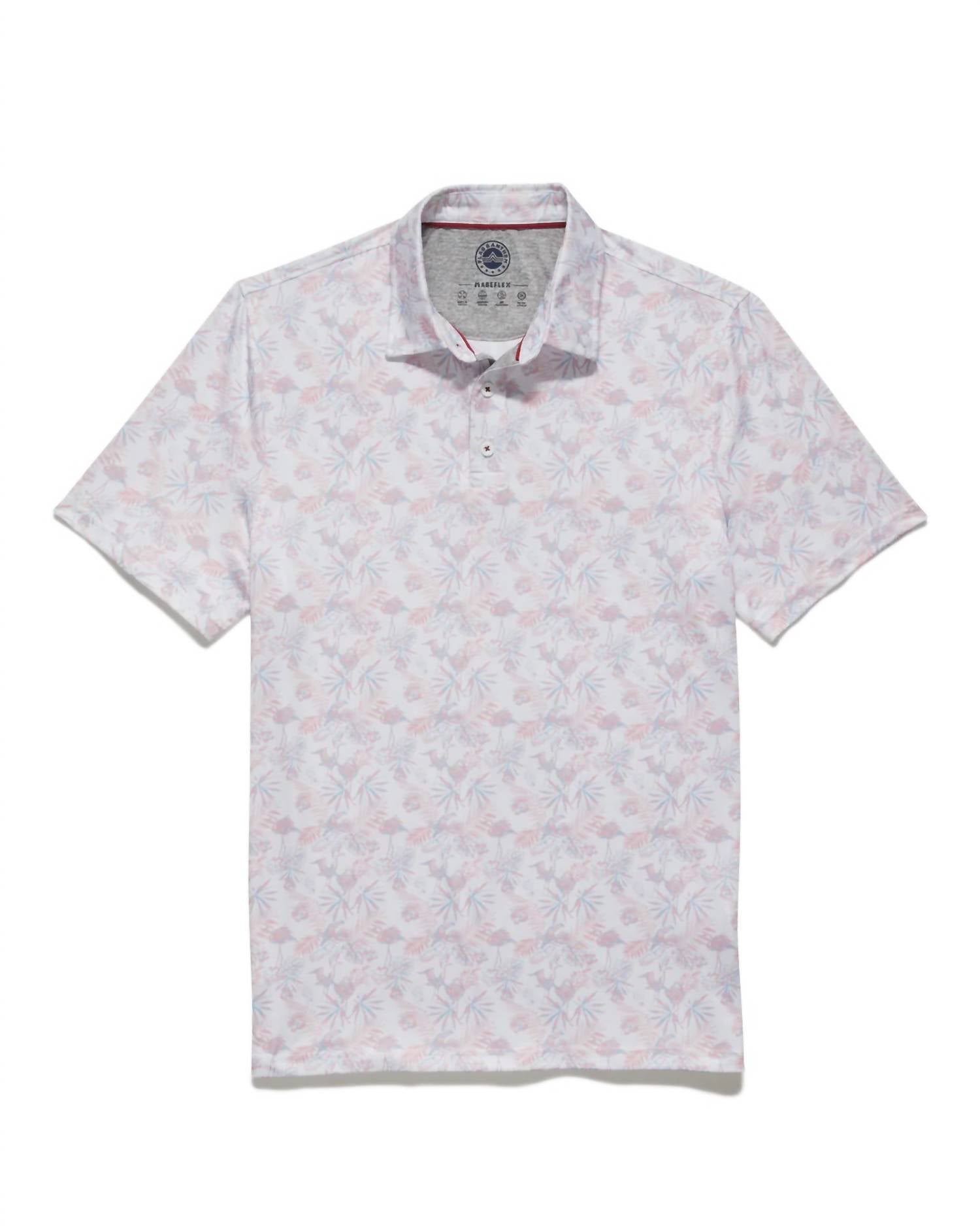 Flags & Anthem - Pasadena Short Sleeve Toucan Print Performance Shirt