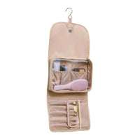 Joan & David - Women's Diagonal Quilted Hanging Toiletry Case