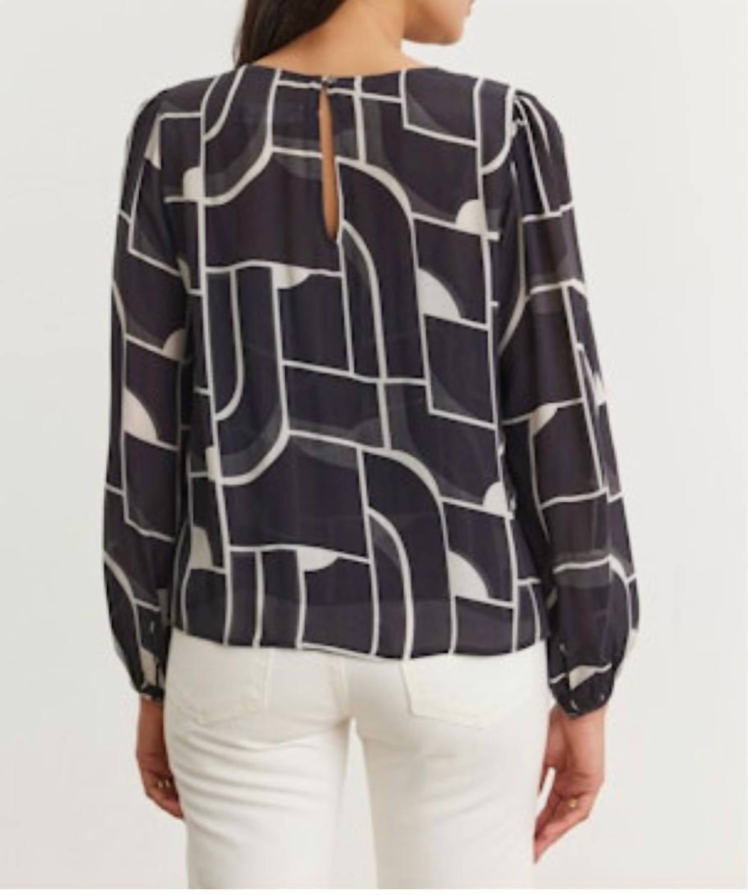 Velvet By Graham & Spencer - Desta Long Sleeve Top