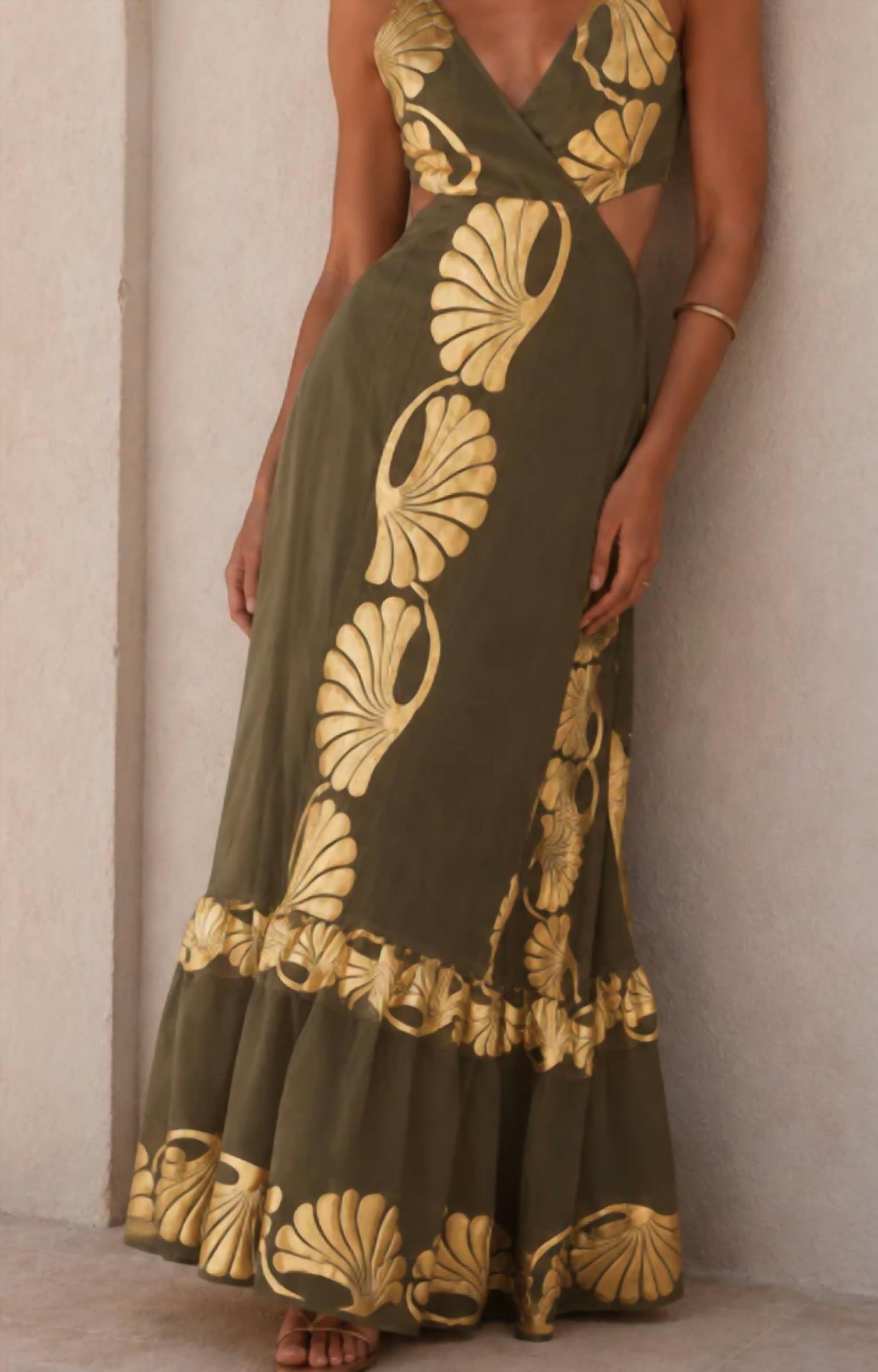Mystery Resort - Riviera Shell Maxi Dress