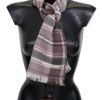 Missoni - Men's Wool Scarf With Logo Embroidery