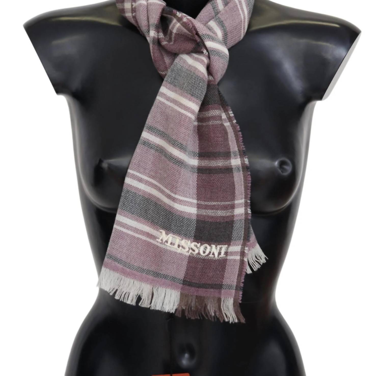 Missoni - Men's Wool Scarf With Logo Embroidery