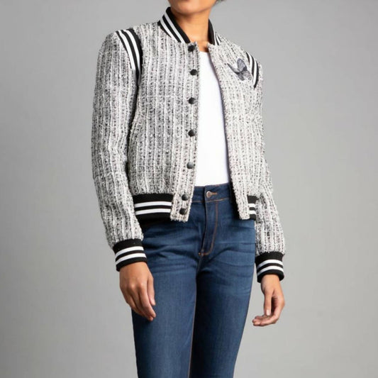 Salt & Peppa Tweed Bomber