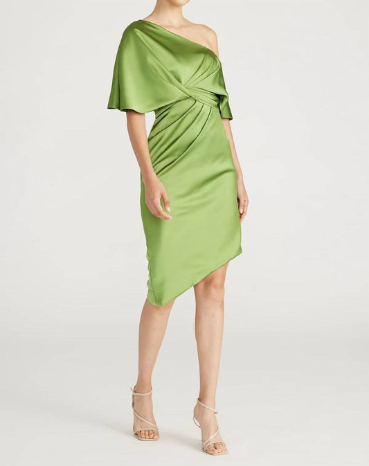 Theia - Polly Satin Cocktail Dress