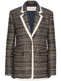 Valentino - Tweed Party Single-breasted Blazer