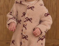 Rylee + Cru - Kids' Bows Fleece Jumpsuit