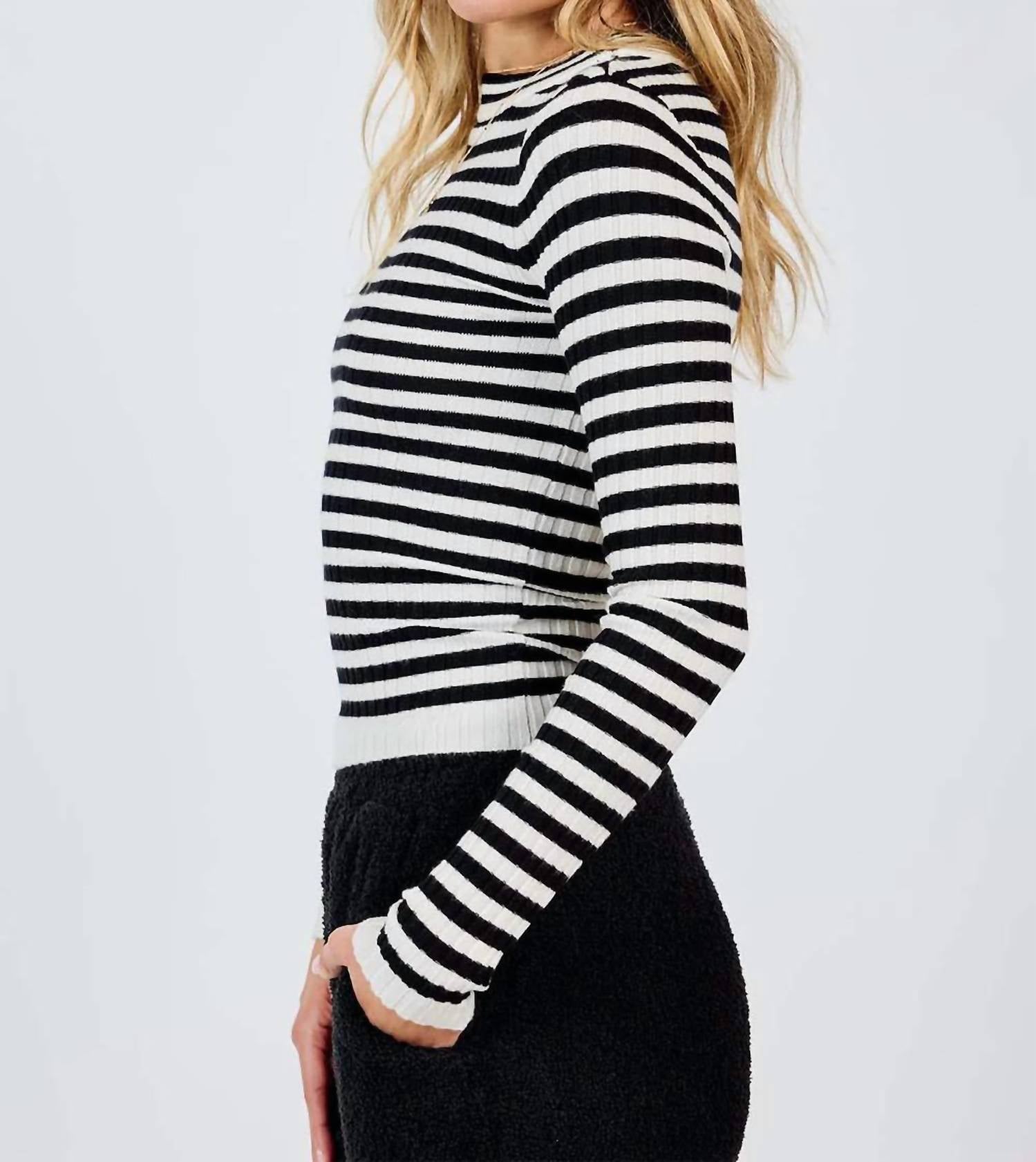 Sage The Label - Simply Being Striped Sweater