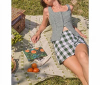 Lucy Paris - Women's Ludlow Gingham Vest Top