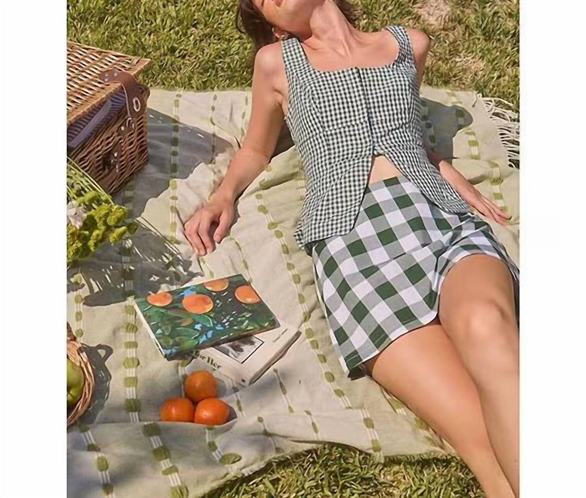 Lucy Paris - Women's Ludlow Gingham Vest Top