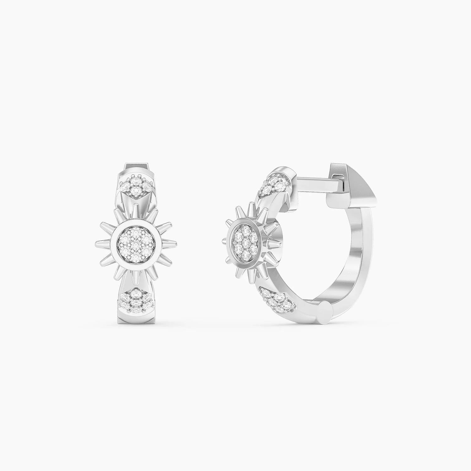 Ella Stein - Women's Star Of The Show Huggie Earrings