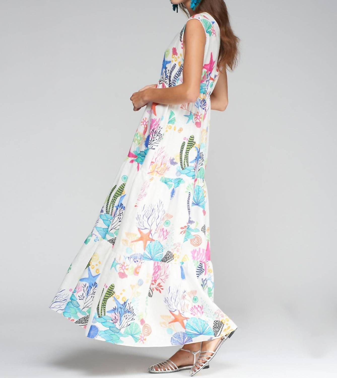 Vilagallo - Gadea Linen Maxi Dress