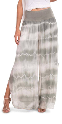 Gigi Moda - Jasmin Tie-dye Slit Wdie Leg Pants
