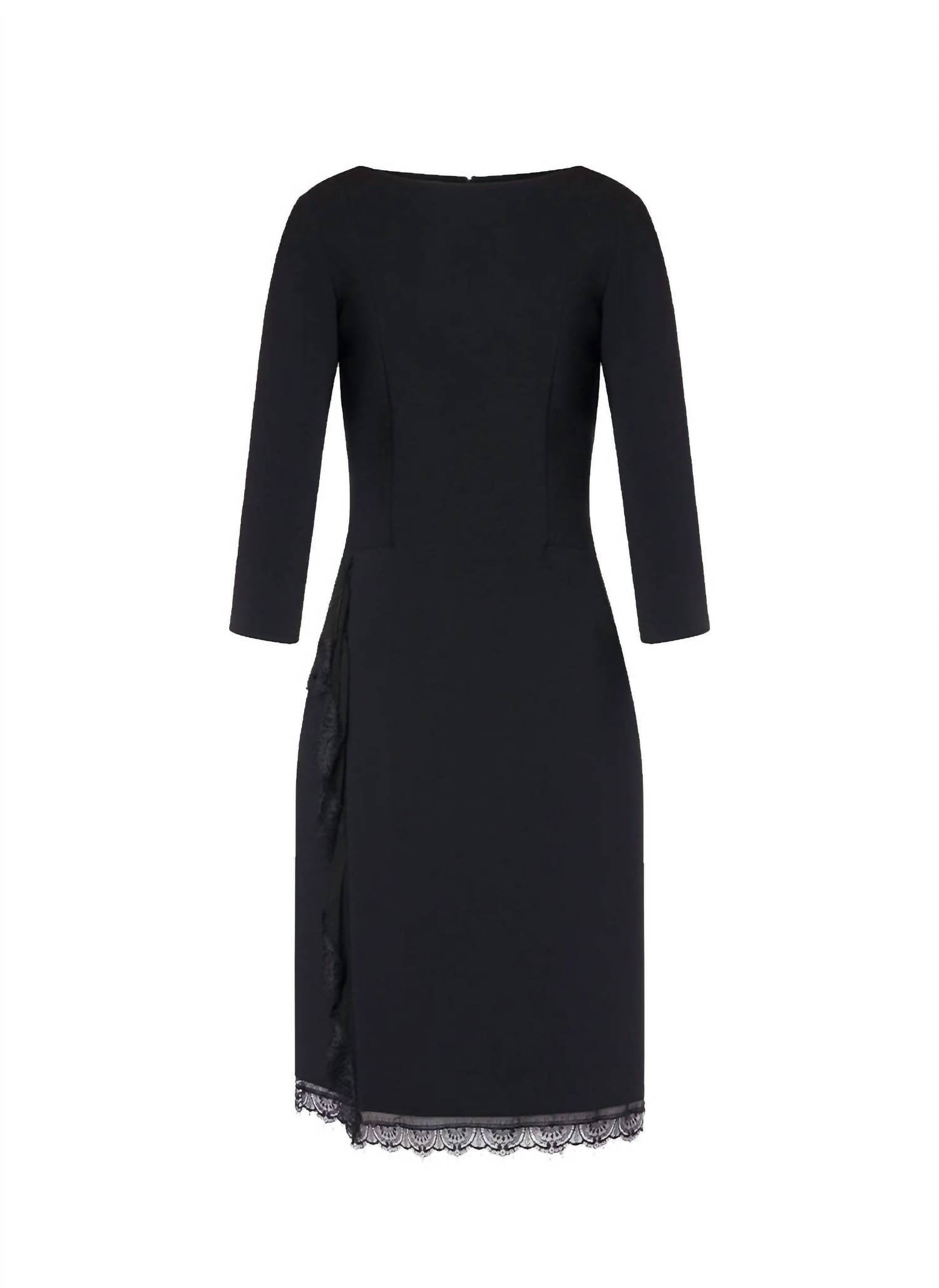 Alberta Ferretti - Cady Long Sleeve Knee Length Dress