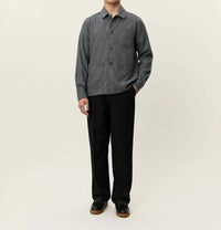 Les Deux - Layton Pinstripe Mouline Overshirt