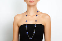 Avenue Chic - Women's Lapis Layered Necklace