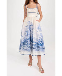 Sundayup - VICTORIA PRINT MIDI DRESS
