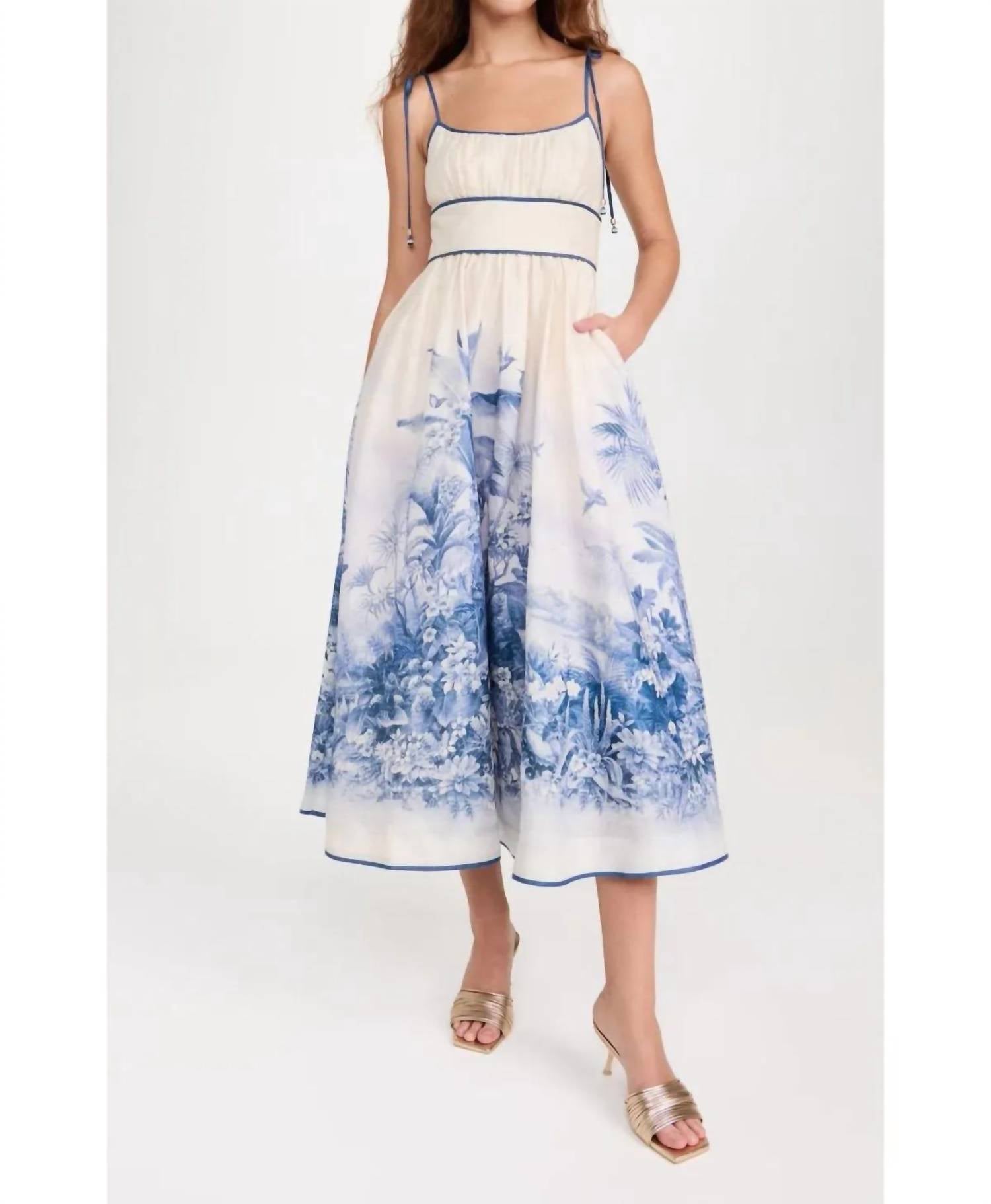 Sundayup - VICTORIA PRINT MIDI DRESS