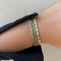 Sahira Jewelry Design - Women's Bezel Tennis Bracelet